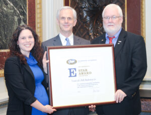 2012 E Star Award Ceremony Accepting Award