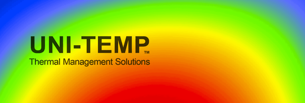 UNI-TEMP Heated Platens Technology With Colorful Background