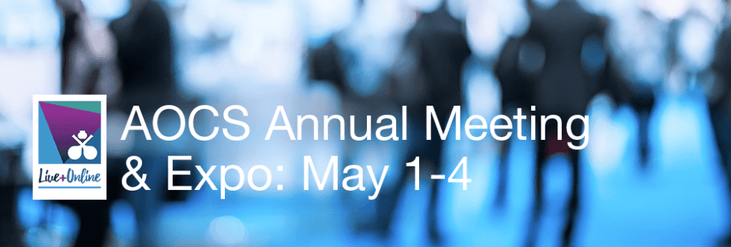 AOCS Annual Meeting Info