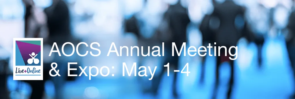 AOCS Annual Meeting Info