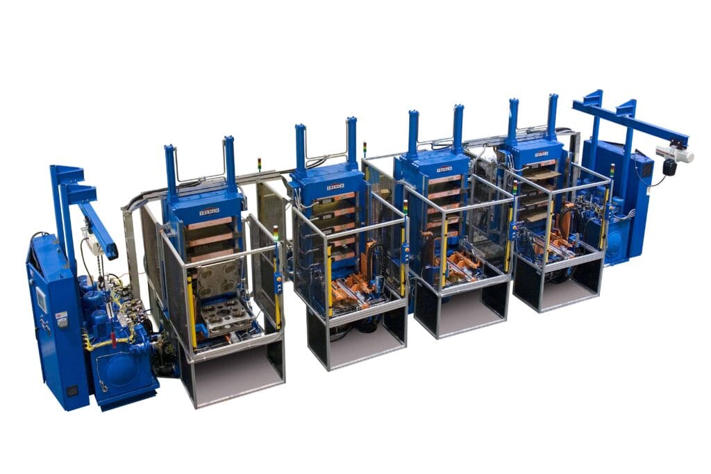 Custom Automatic Hydraulic Press Machine by French