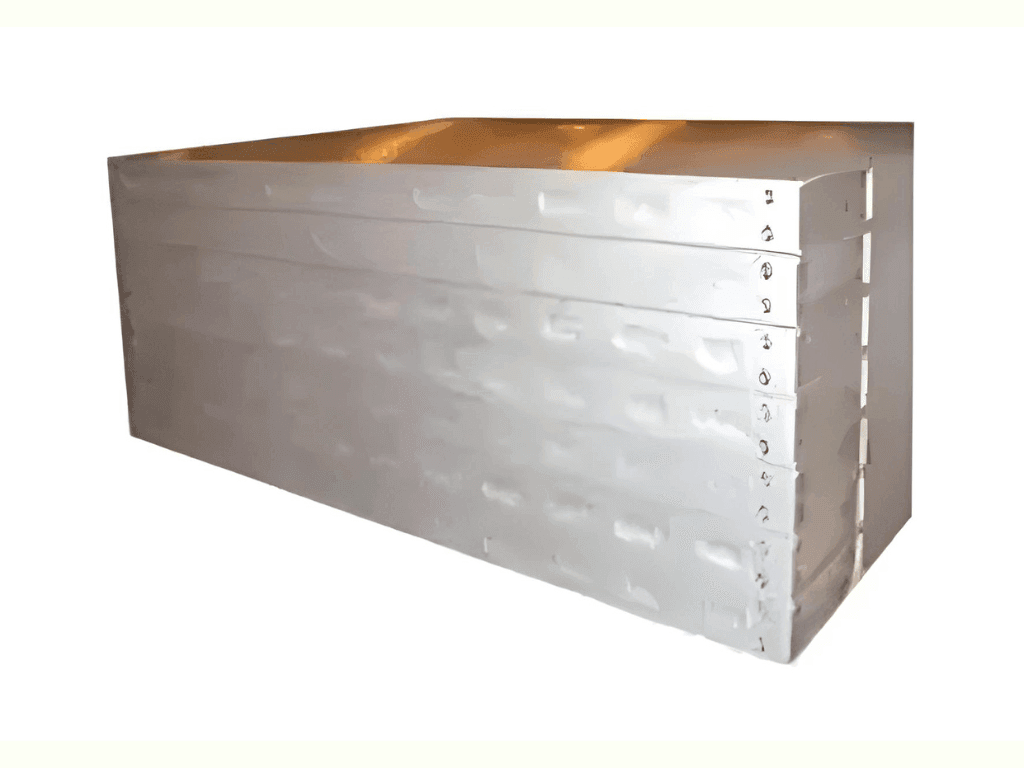 Electrically heated platens for a hydraulic press