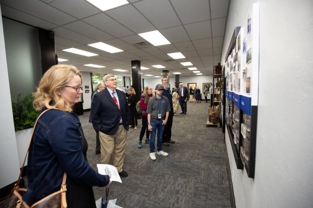 Guests at the French History museum.