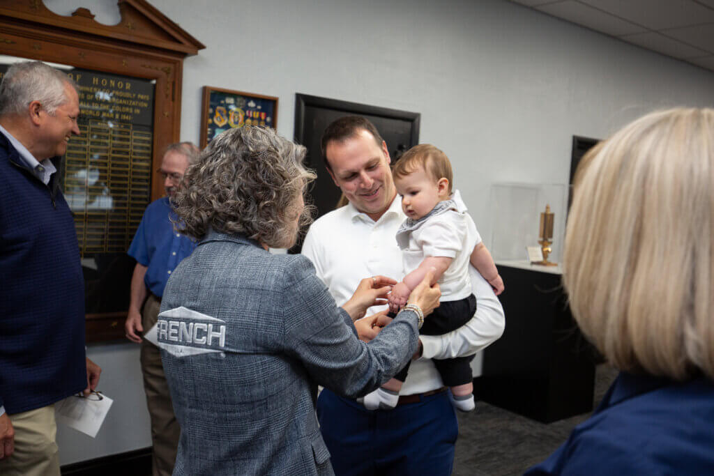 Guests in the French History Museum.