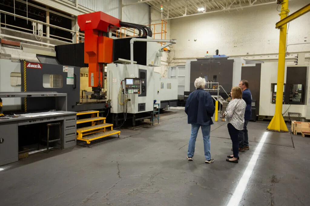 Guests at French Oil Open House.