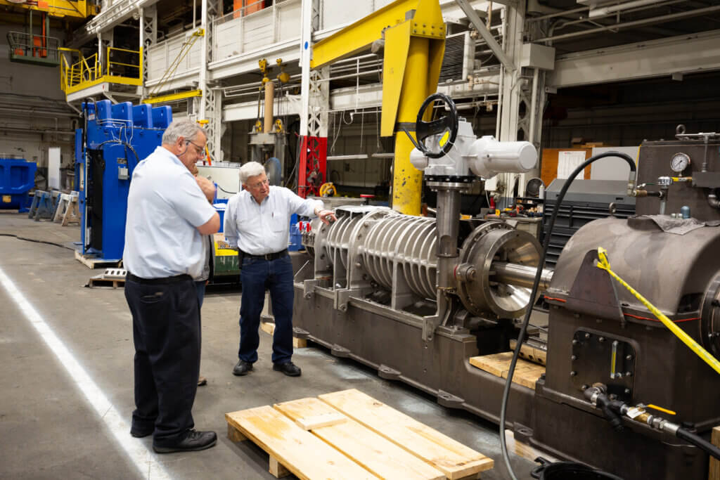 Guests at French Oil Open House.